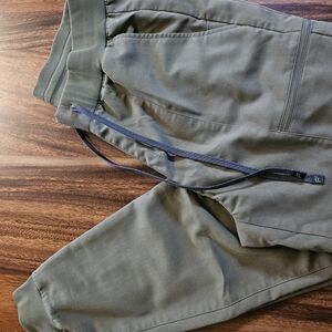 Women's Olive Green Athletic Jogger Pants